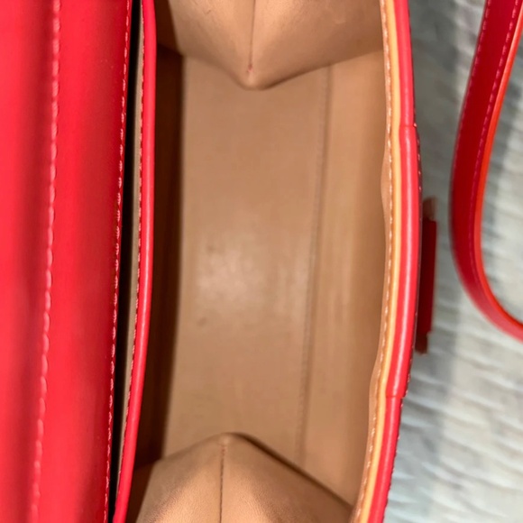 Authentic Delvaux Box Calfskin Mini Brilliant Satchel Red - Picture 14 of 16